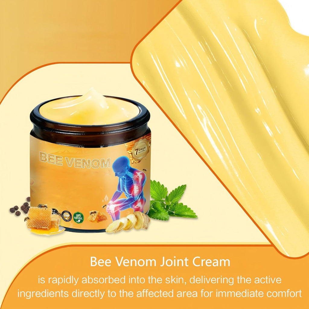 ZXZTSM 2-Pack Bee Venom Joint Relief Cream for Knees, Back & More
