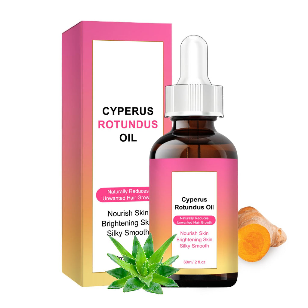ZYGCDZ Cyperus Rotundus Oil for Hair Removal – Organic Formula for Smoother Skin (60ml)