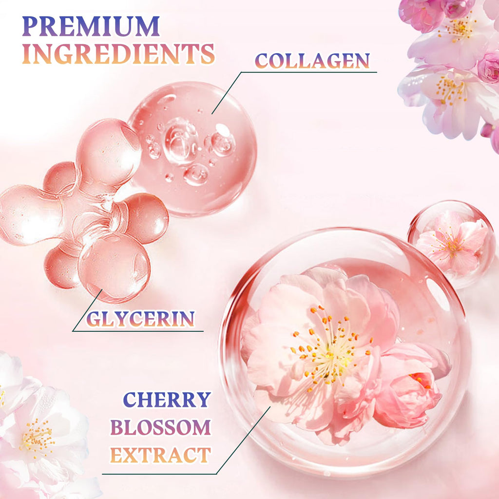 ZZCQzeze Sakura Skin Care Set — 8-Piece Hydrating Skincare Kit for All Skin Types