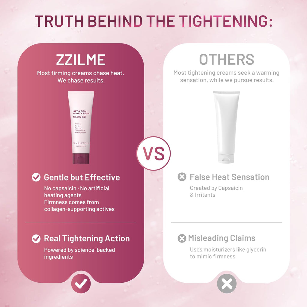 ZZILME B Tight Cellulite Cream – Firming Body Cream for Butt, Thighs & Arms